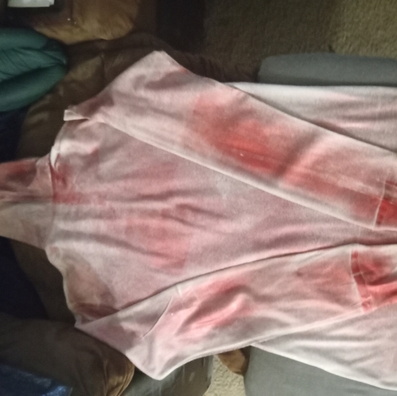 Men's shiny red shirt - Picture 3 of 8